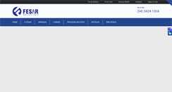 Desktop Screenshot of fesar.com.br