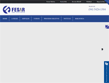 Tablet Screenshot of fesar.com.br